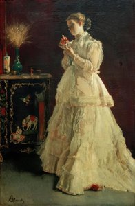 A.Stevens, La dama en rosa